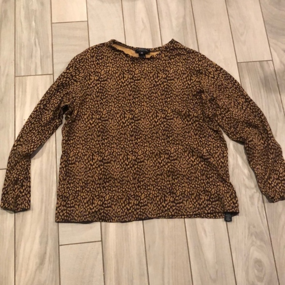 Jones New York animal print long sleeve 3x